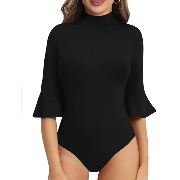 Tops - Women’s Bell Sleeve Bodysuit Size Large